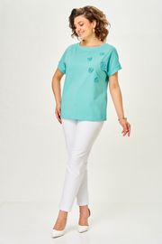 Блузон Rumoda арт. 2288 бирюзовый