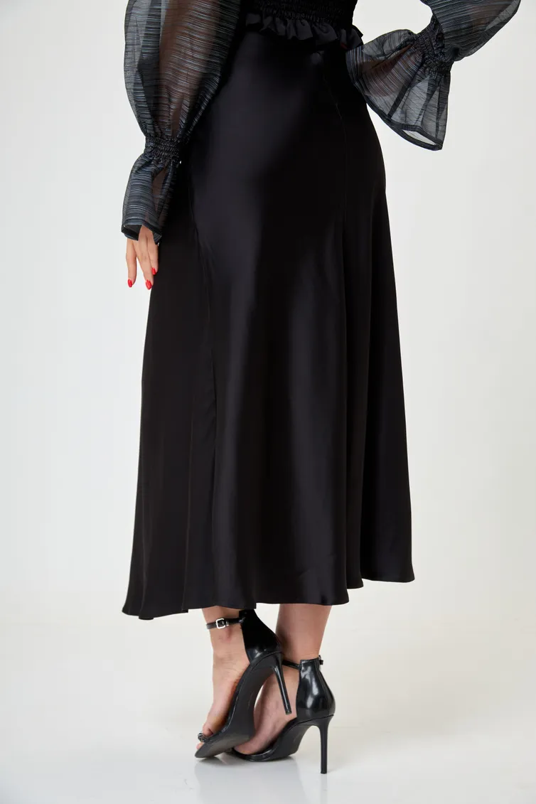 Spódnica Anelli Laurel #1291 chernyj