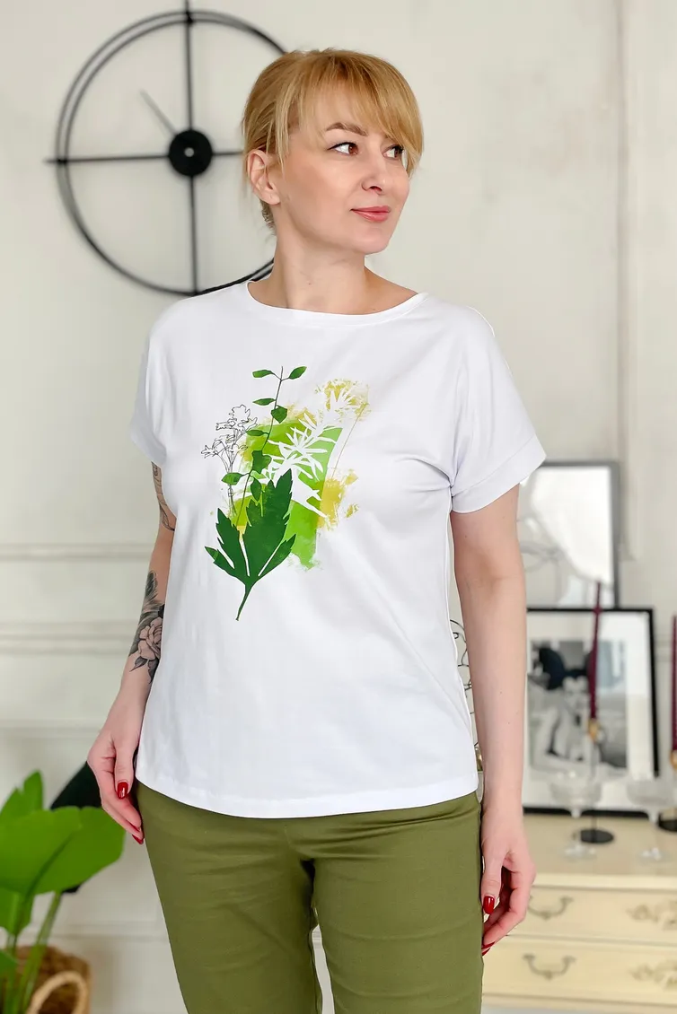 Koszulka Rumoda #2206 belyj