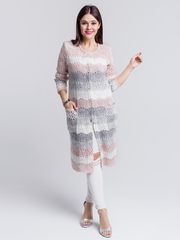 Кардиган BONADI арт. 1285 пудра-серый