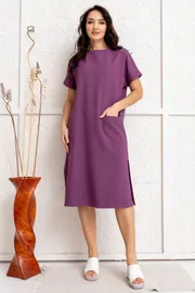 Dress TOOK A LOOK & Angelika #A-350 purpurnyj