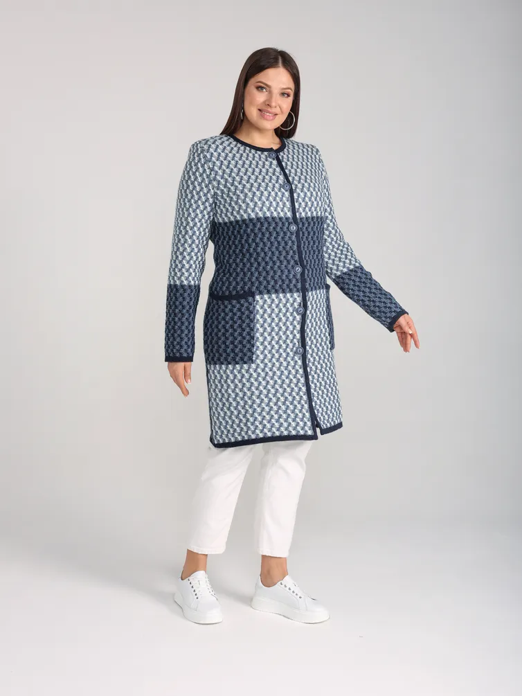 Cardigan BONADI #2091 sinij