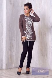 Jumpers, cardigans, blazers Newvay #4304 t.korichnevyj/mol