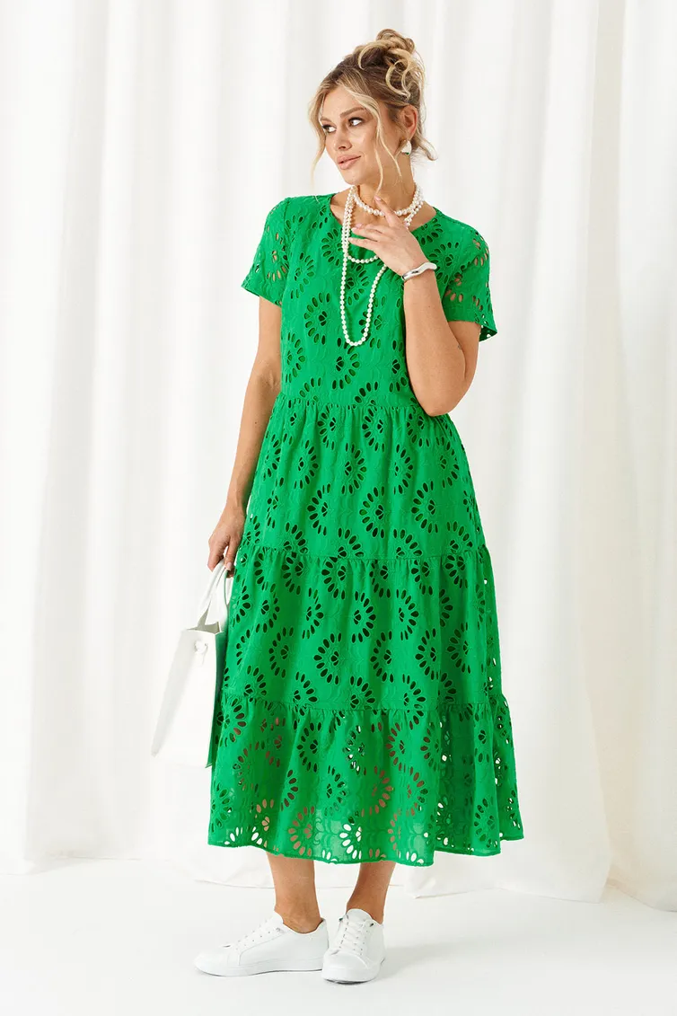 Sukienka Beautiful & Free #6462 zelyonyj