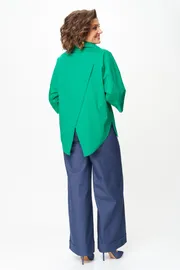 Блузка Michel Chic арт. 786/1 изумрудный
