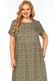 Dress LadyThreeStars #2682 myatnyj print