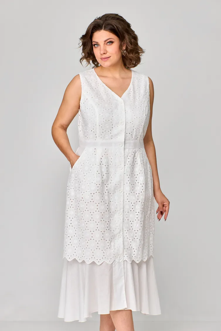 Sukienka Anastasia MAK #1194 molochnyj