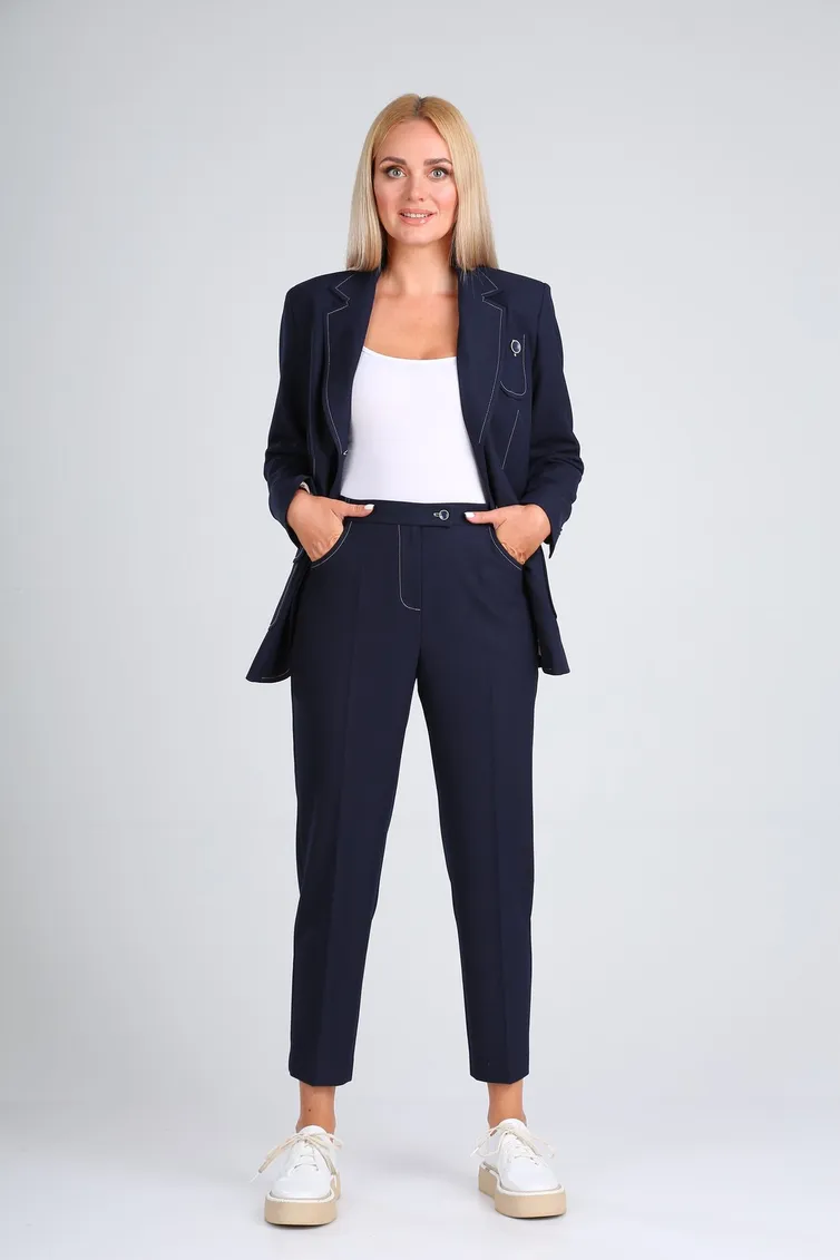 Garnitur Vilena-fashion #725 temno-sinij