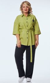 Комплект OVERYOU 248/1 фисташка с черно-белым