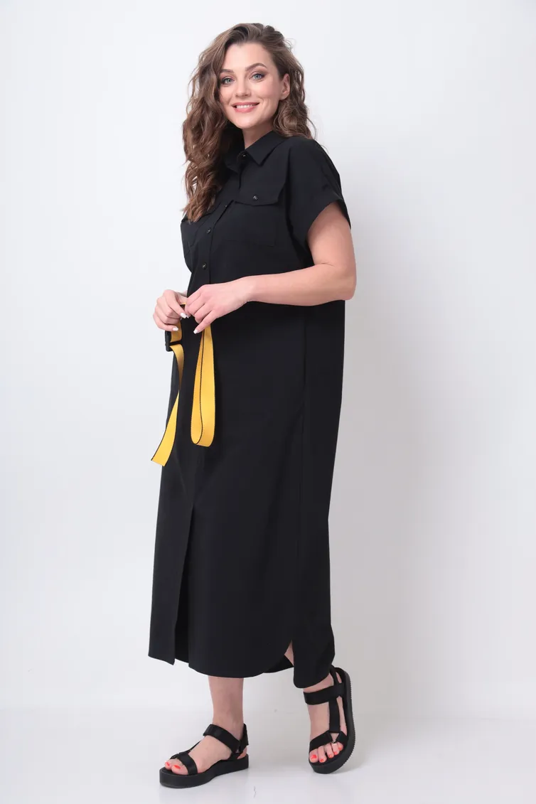Платье Michel Chic арт. 993 черн+желт