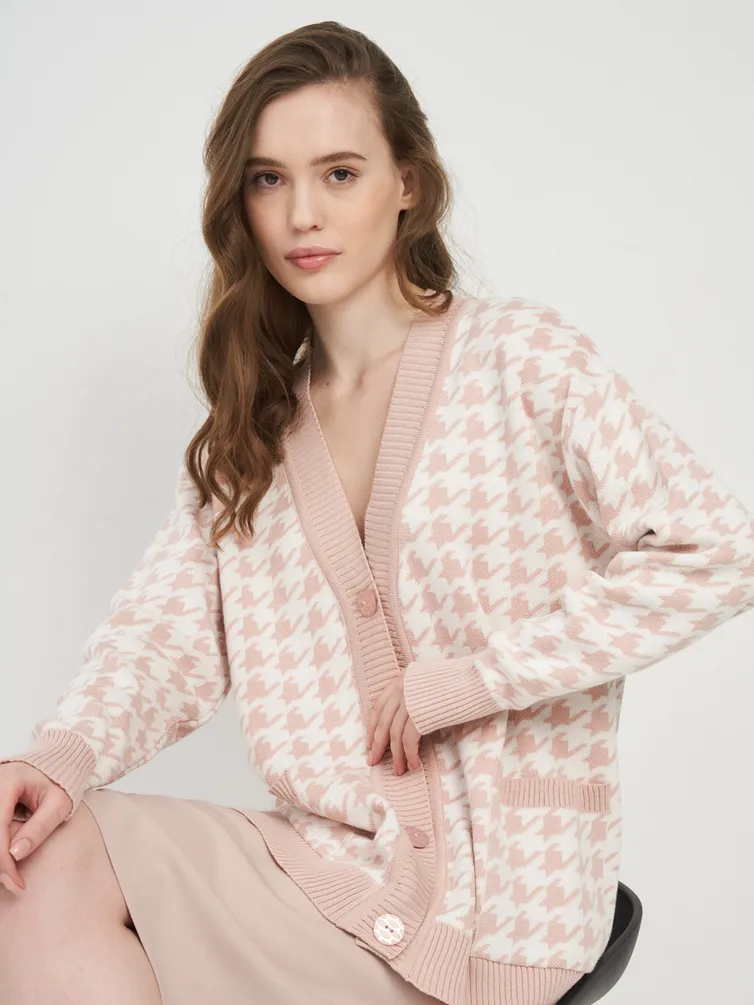 Sweter Newvay #7221-14093 pudra/mol