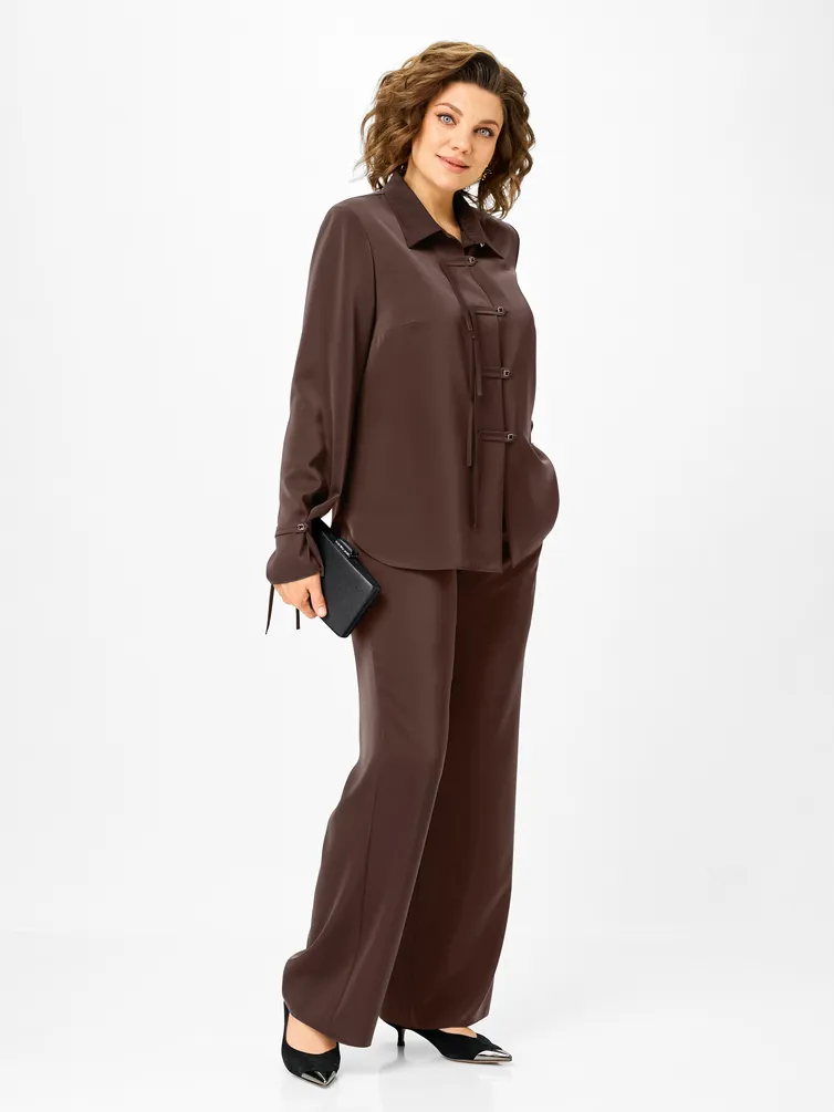 Garnitur Vilena-fashion #1163 shokolad