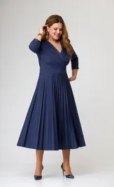Sukienka SandyNA 13637 sinij