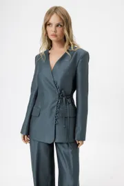 Костюм Pirs арт. 7052 серо-бирюзовый