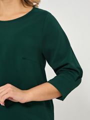 Блуза DORA plus арт. 0220-2 темно-зеленый