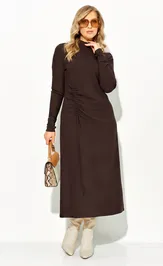 Dress Liliana 1562 shokolad