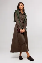 Bluzka Buter New #3161 korichnevyj