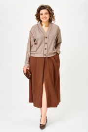 Garnitur Aira Style #24131 komplekt bezhevo-korichnevyj