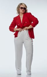 Костюм OVERYOU 245 красный с белым