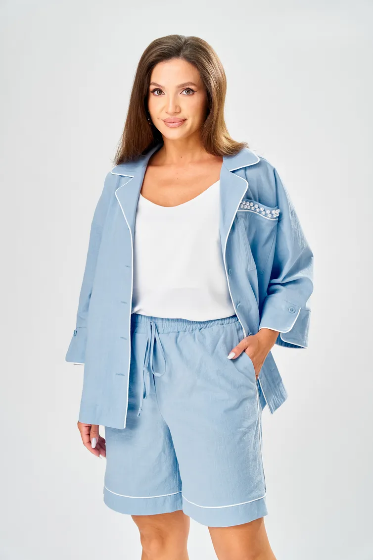 Костюм Ava fashion арт. М-218 голубой