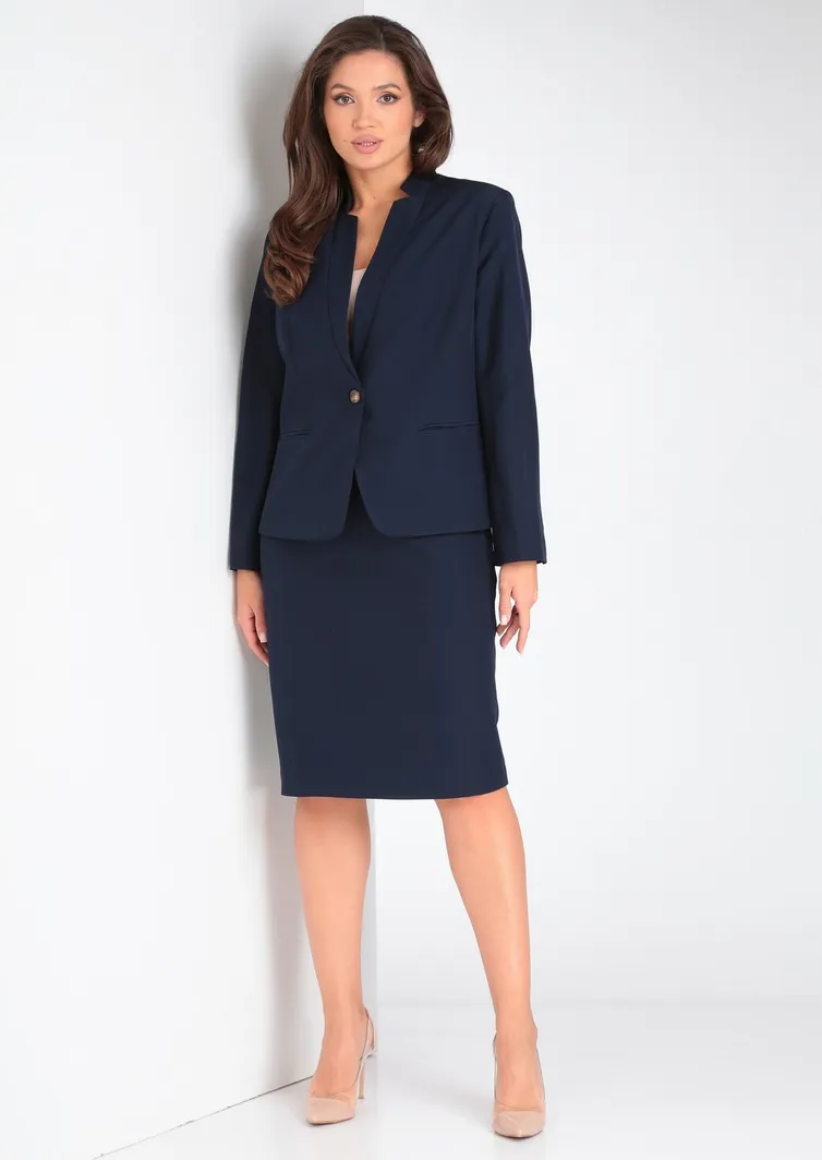 Garnitur Vilena-fashion #921 temno-sinij