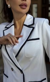 Костюм URS 24-447-1 синий,молочный