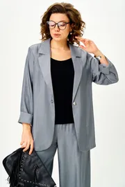 Костюм Michel Chic арт. 1446 стальной серый