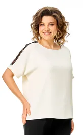 Блузка Rumoda 2274 кр.р молочный