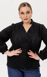 Блузка Ava fashion М-168 черный