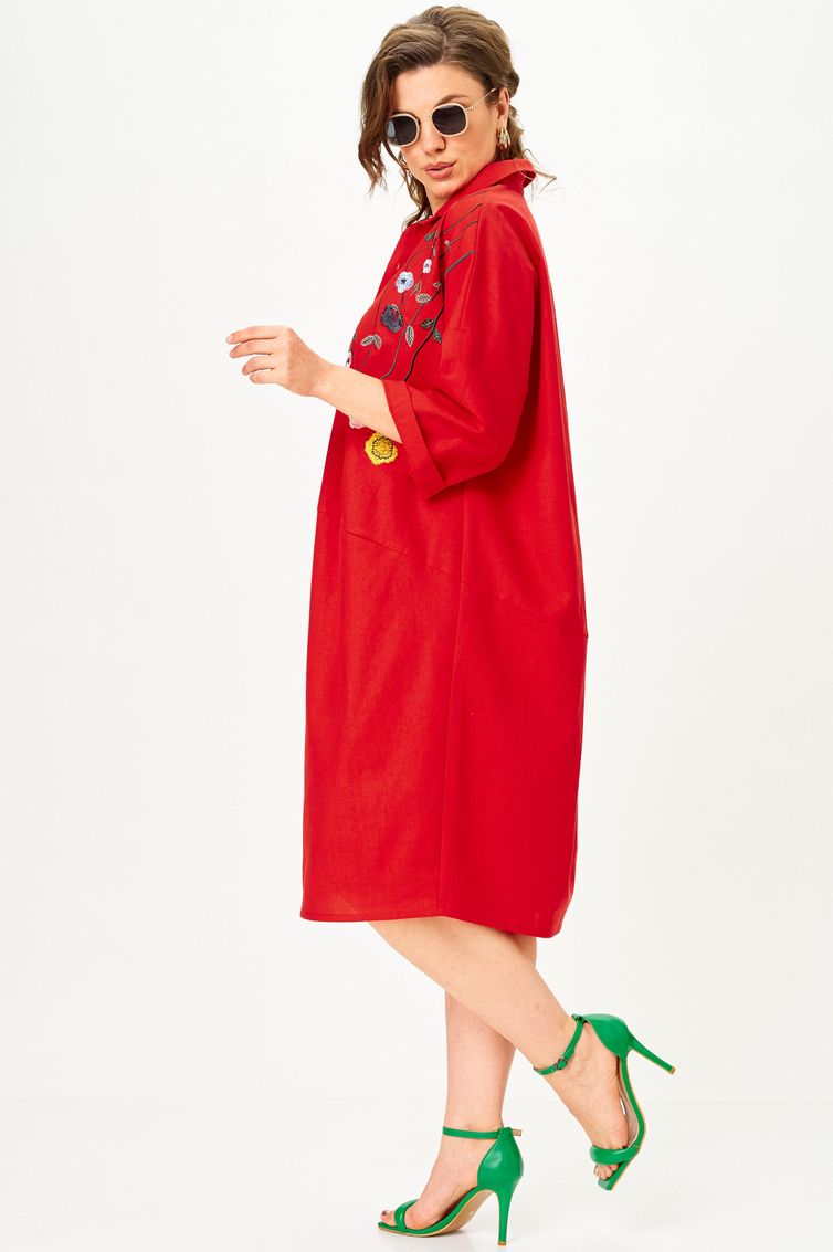 Платье SOVA арт. 11318 красный