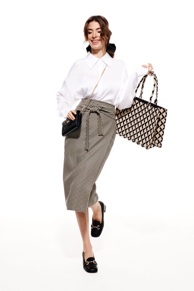 Skirt Elletto Life #2283 bezh