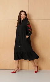 Sukienka PND 89380 chernyj