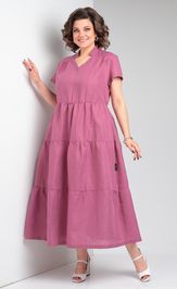 Dress Celentano 5028.1 len malinovyj