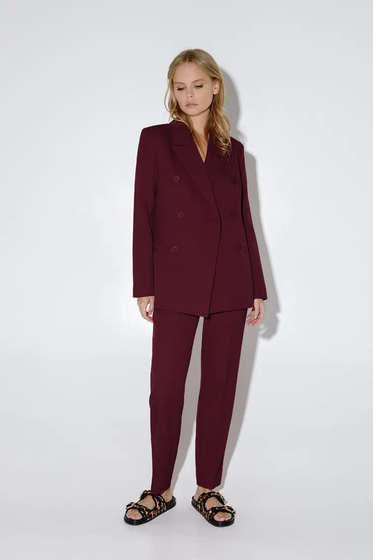 Suit Pirs #4468-marsala