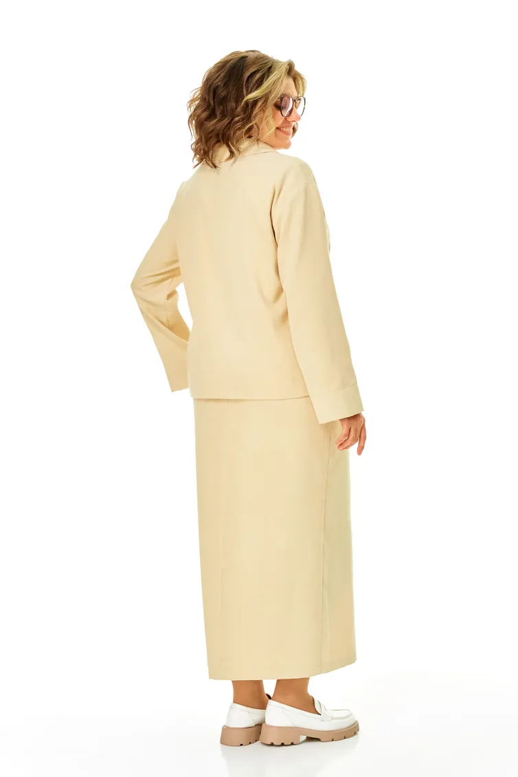 Garnitur Anastasia #1384 slivochnyj