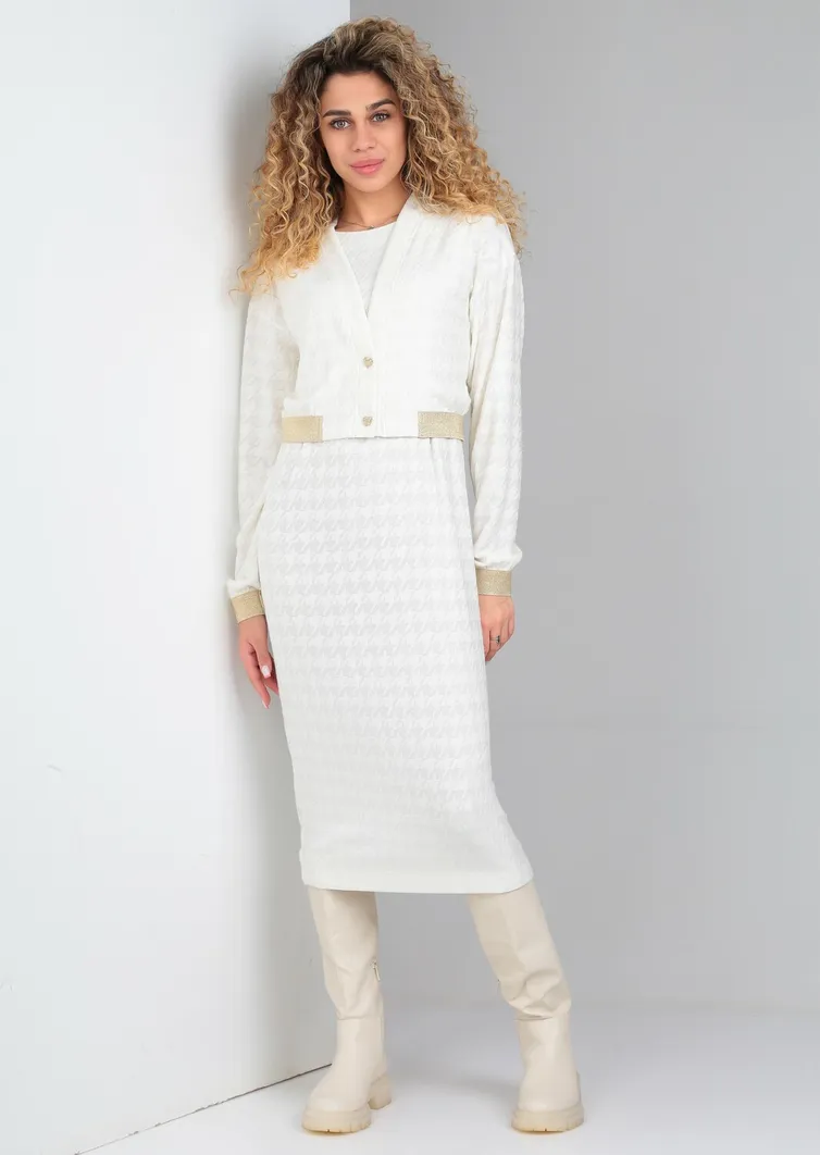 Костюм Vilena-fashion арт. 871 молочный