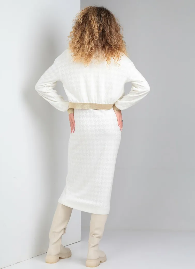 Костюм Vilena-fashion арт. 871 молочный