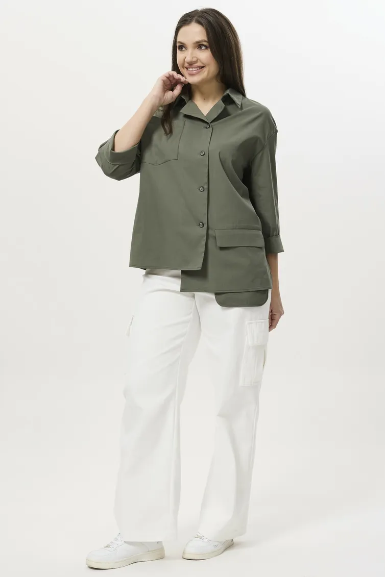 Shirt Ma Cherie #1067 xaki