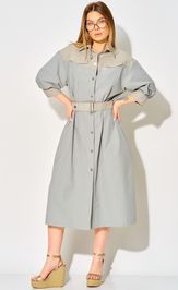 Платье LAIKONY L-434 серо-голубой