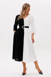 Dress Anastasia #1243.1 cherno-belyj