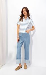 Джемпер Люше 4344 голубой