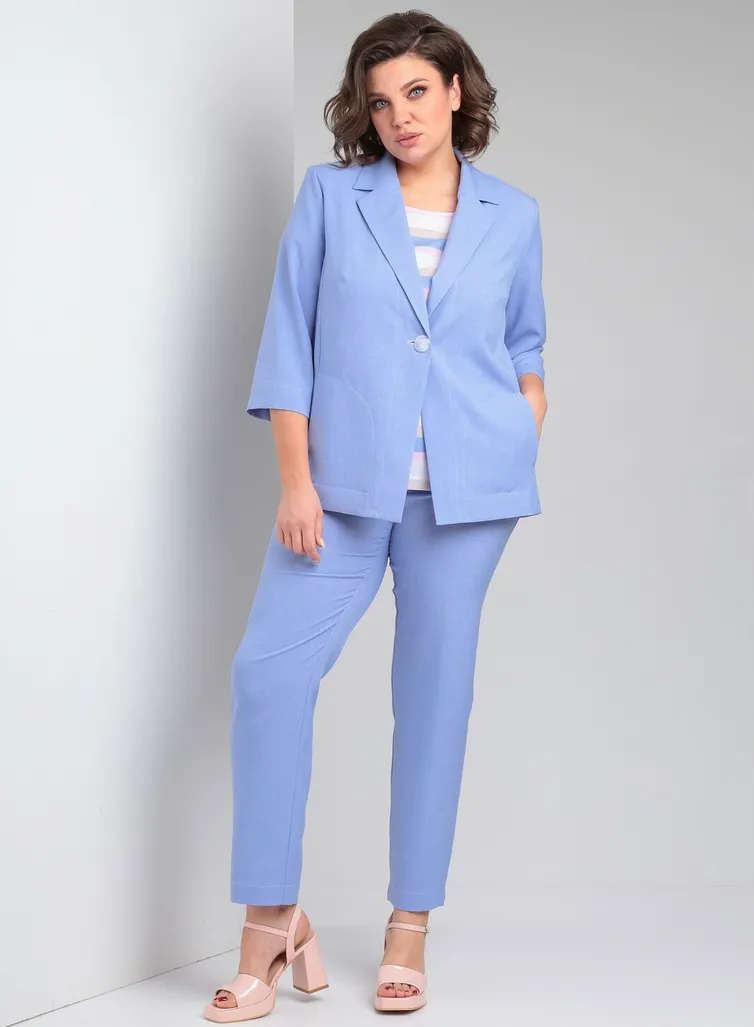 Костюм Vilena-fashion арт. 958 голубой