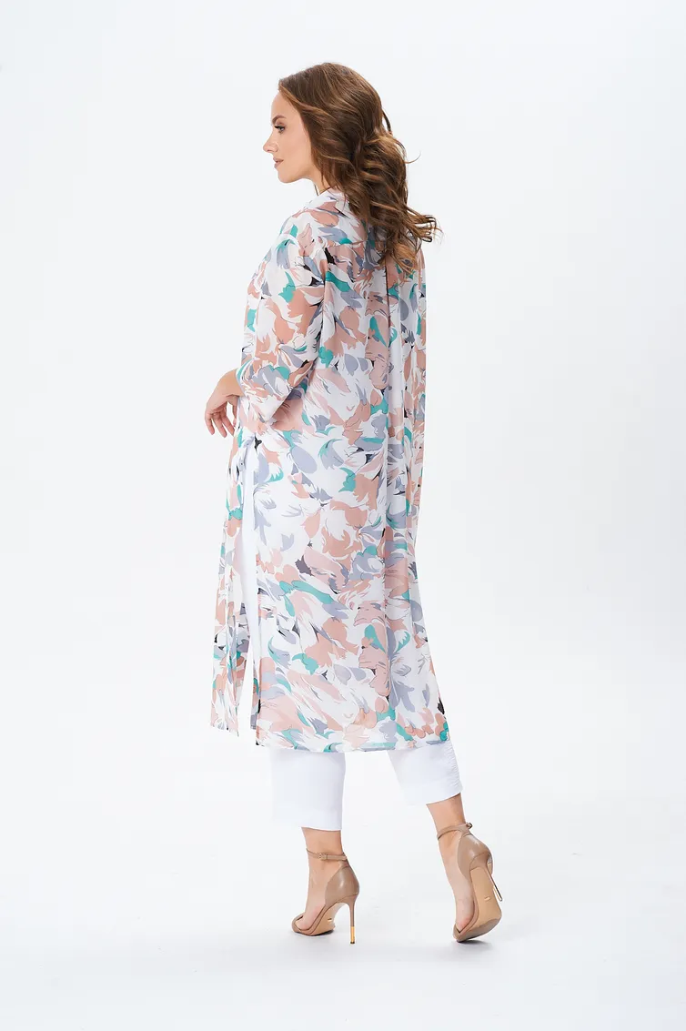 Zestaw TVIN #7857 biryuza+bezh print