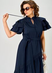 Платье EVA GRANT арт. 7297синее