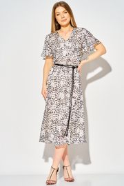 Dress LAIKONY #L-464-1 seryj print