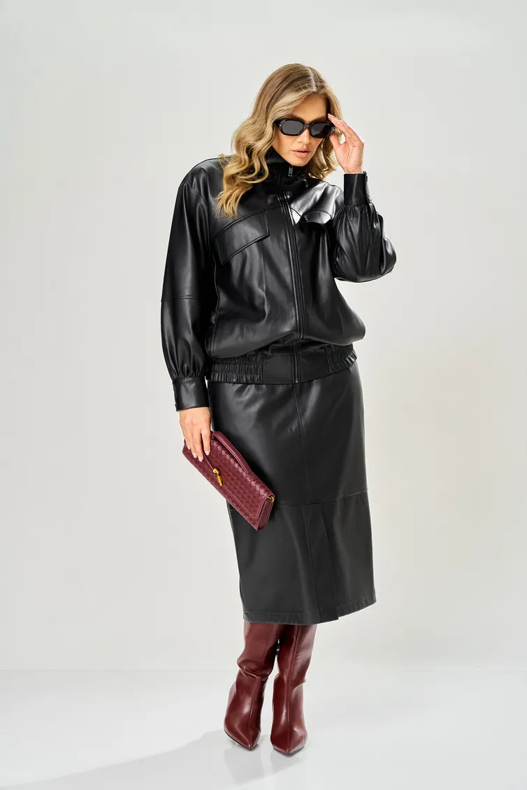Spódnica Ava fashion #M-229 chernyj