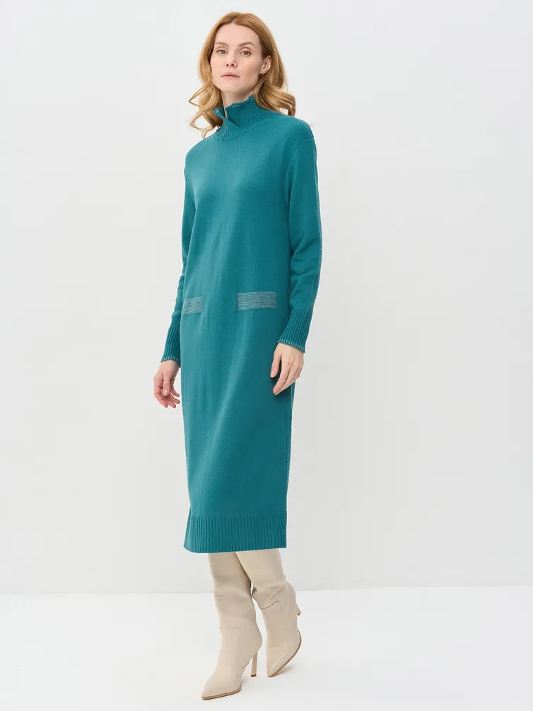 Dress Newvay #9252-92053 izumrud/metonit silver
