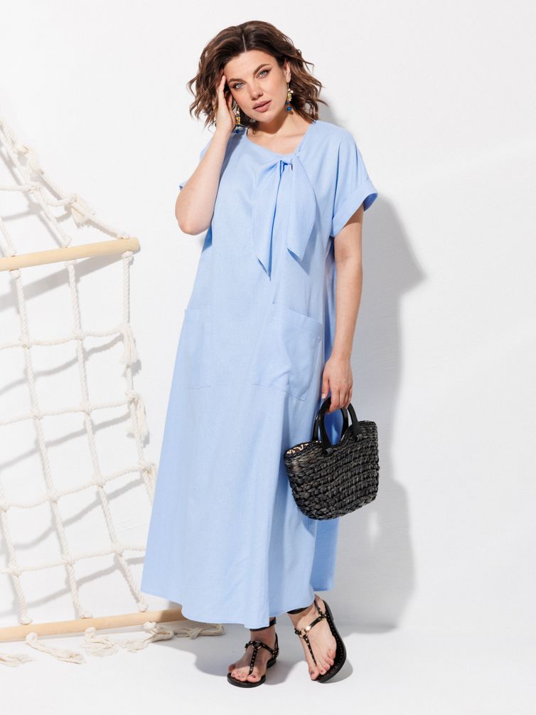 Dress Anastasia MAK #1326 goluboj