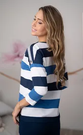 Джемпер nika.pl 030716 Hajdan-7 темно-синий джинс