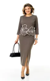 Garnitur Michel Chic 1469 molochnyj shokolad